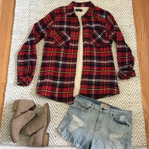 Sherpa lines flannel
